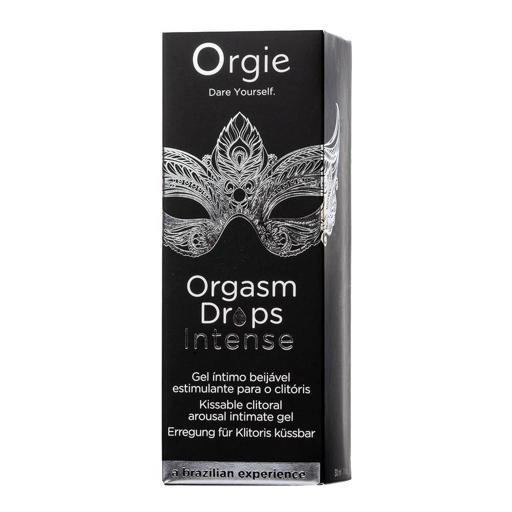 Żel intymny Orgasm Drops Intense - rozgrzewający smak jabłka — zdjęcie 4