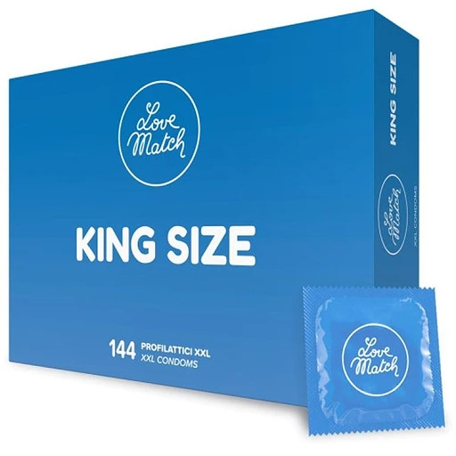 Prezerwatywy King Size XXL - 144 sztuki