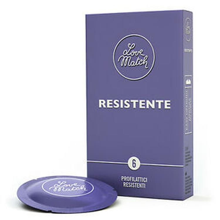 Prezerwatywy Resistente – pogrubione, mocno nawilżone, 6 szt. — zdjęcie 1