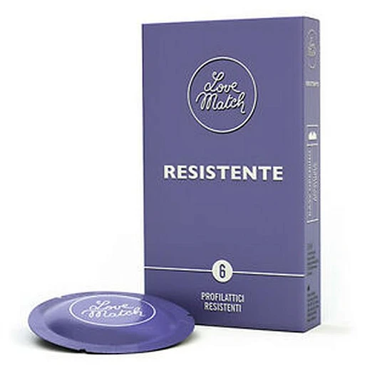 Prezerwatywy Resistente – pogrubione, mocno nawilżone, 6 szt.