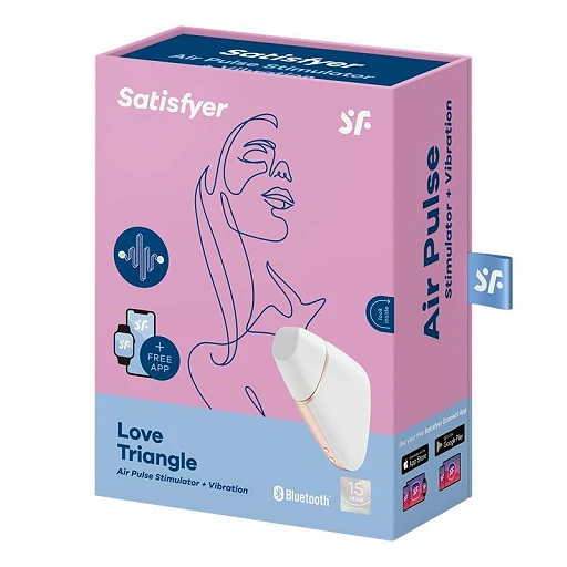 Stymulator łechtaczki Satisfyer Love Triangle – Air-Pulse + wibracje — zdjęcie 7