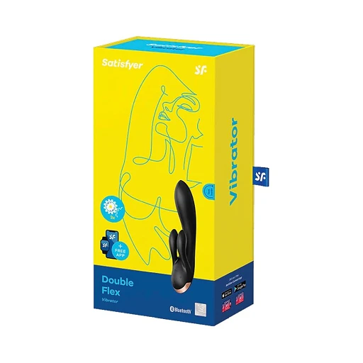 Wibrator króliczek Double Flex – 3 silniki, aplikacja — zdjęcie 2
