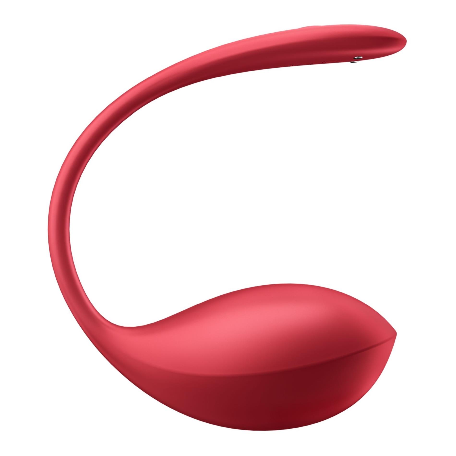 Jajko wibrujące Shiny Petal – aplikacja i pilot, czerwone — zdjęcie 1