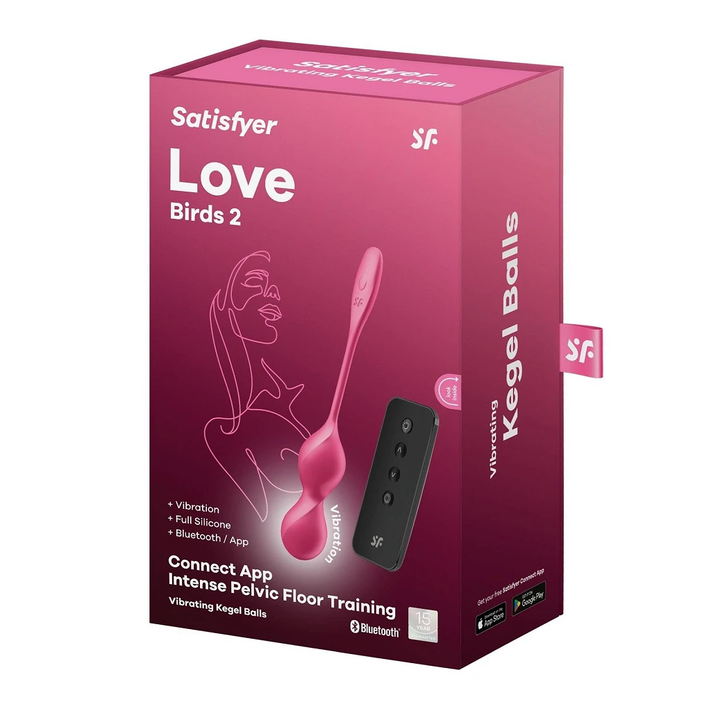 Kulki gejszy Satisfyer Love Birds 2 - silikon, z pilotem — zdjęcie 6