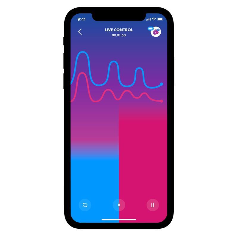Stymulator Dual Love – powietrzny + wibracje, czerwony — zdjęcie 8