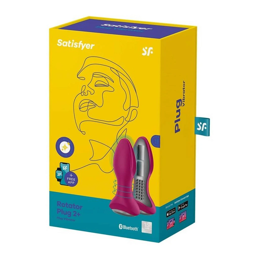 Plug analny Satisfyer Rotator Plug 2+ - 2 silniki, aplikacja — zdjęcie 8