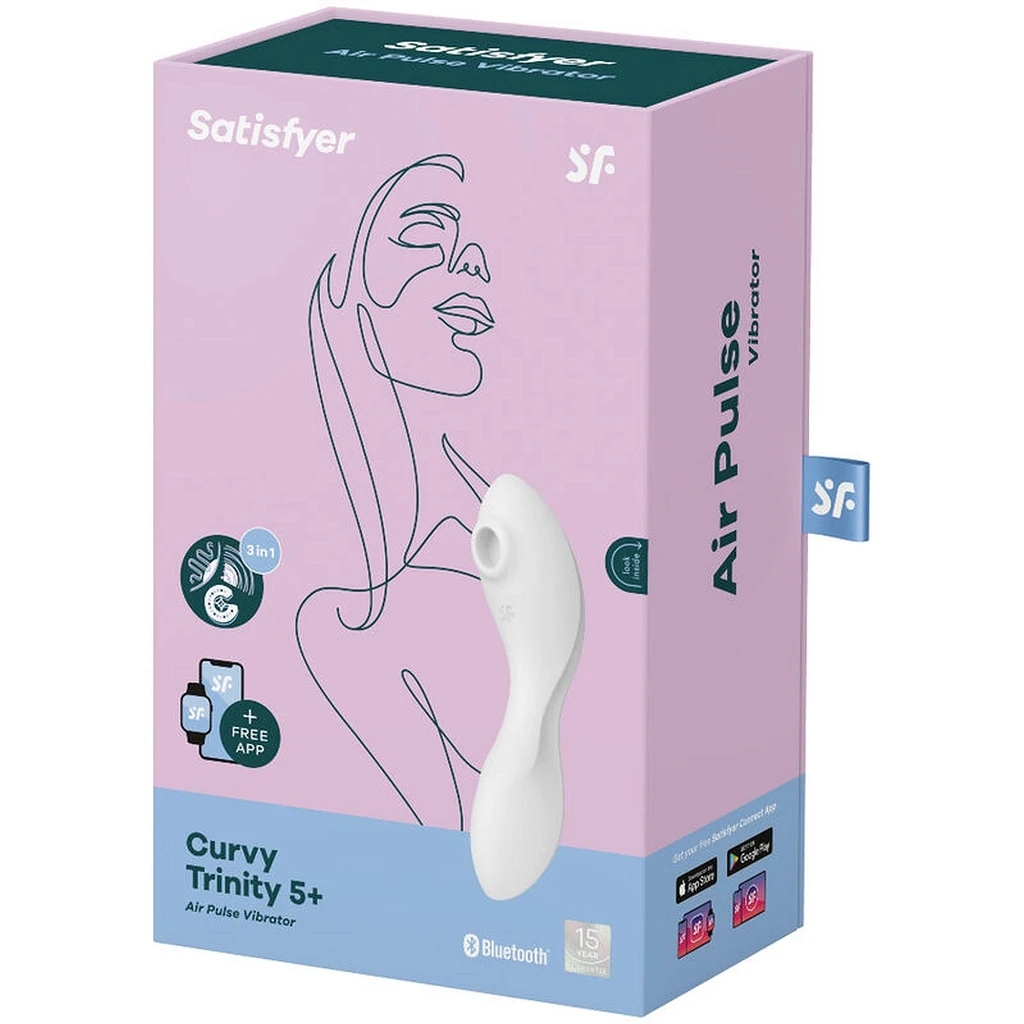 Stymulator Curvy Trinity 5 – bezdotykowy + punkt G, app — zdjęcie 4