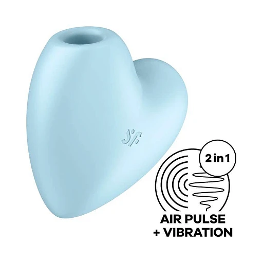 Stymulator Satisfyer Cutie Heart - Air Pulse + wibracje — zdjęcie 3