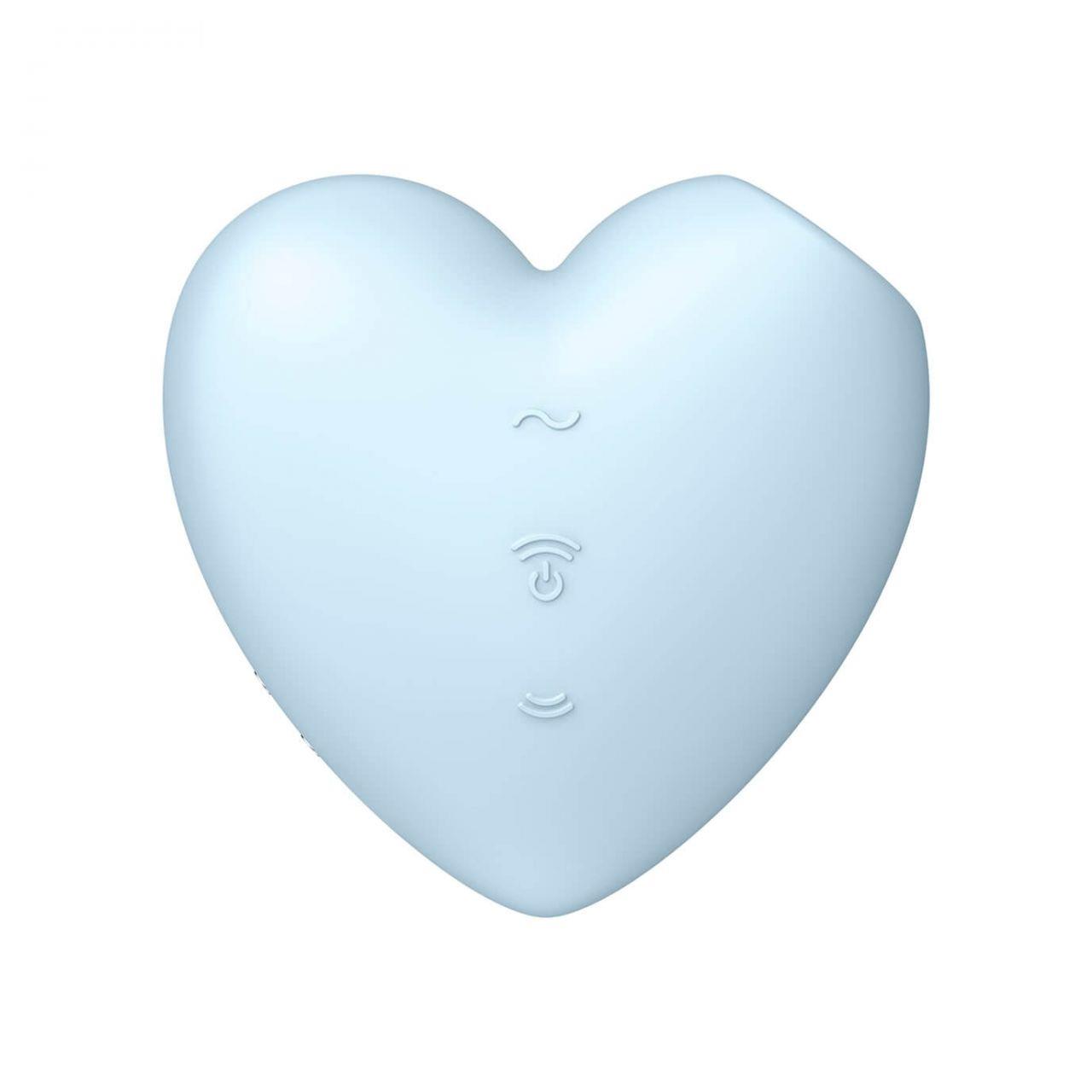 Stymulator Satisfyer Cutie Heart - Air Pulse + wibracje — zdjęcie 5