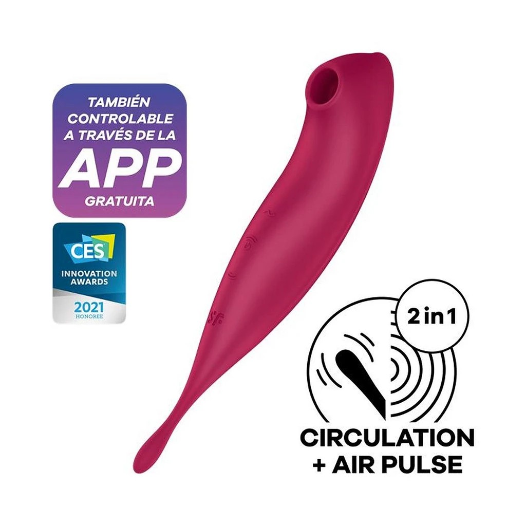 Masażer łechtaczki Satisfyer Twirling Pro Connect App – fale — zdjęcie 5