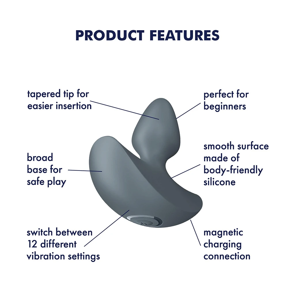 Korek analny Satisfyer Booty Absolute Beginners 1 - 12 trybów wibracji — zdjęcie 4
