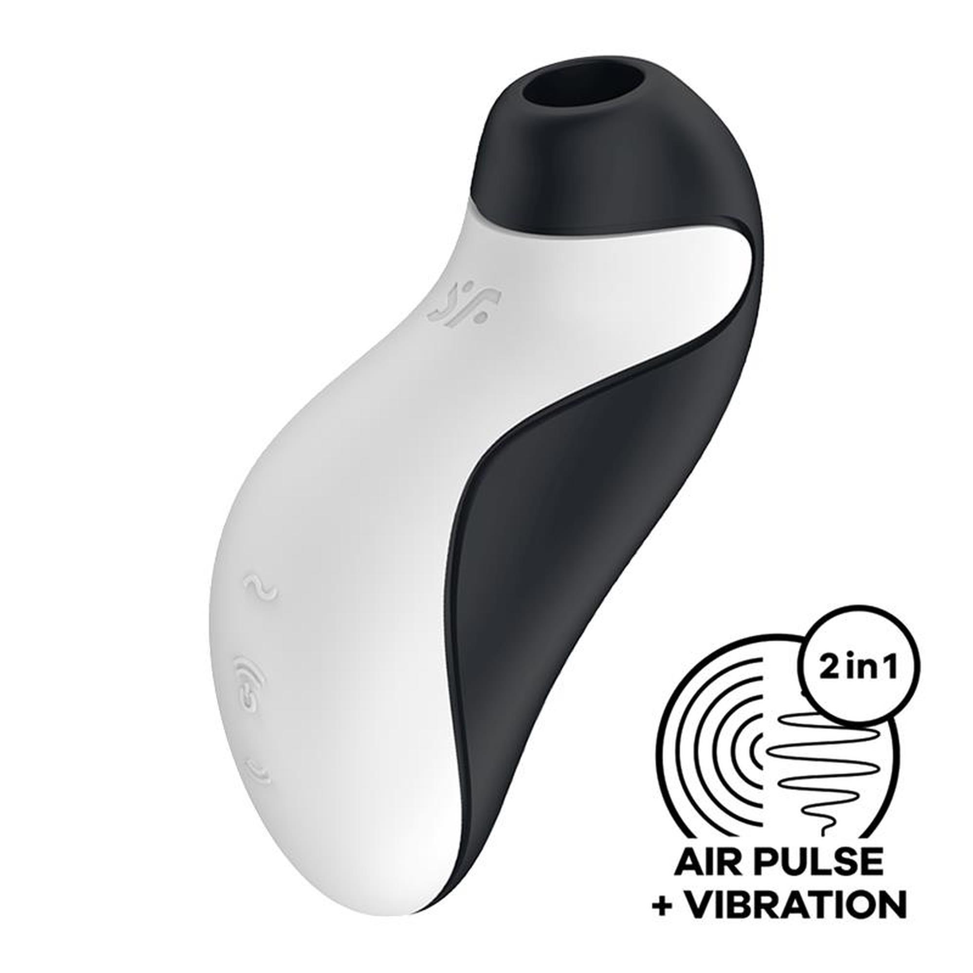 Stymulator łechtaczki Orca Double Air Pulse + wibracje — zdjęcie 2