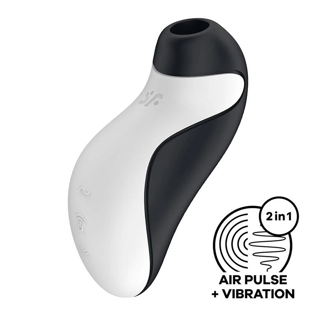 Stymulator łechtaczki Orca Double Air Pulse + wibracje — zdjęcie 2