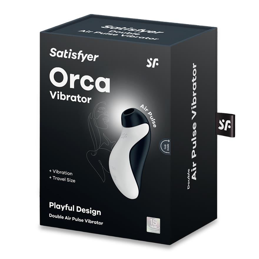 Stymulator łechtaczki Orca Double Air Pulse + wibracje — zdjęcie 7