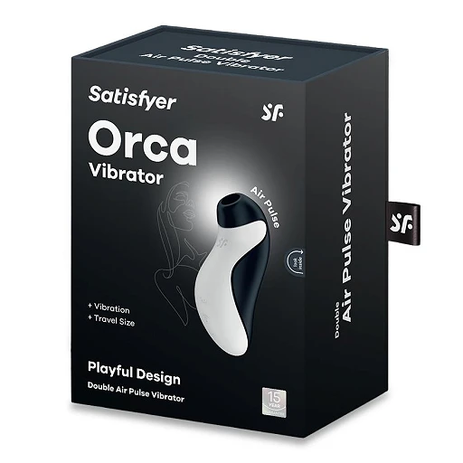 Stymulator łechtaczki Orca Double Air Pulse + wibracje — zdjęcie 7