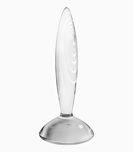 Szklany korek analny Sparkling Crystal – L/XL