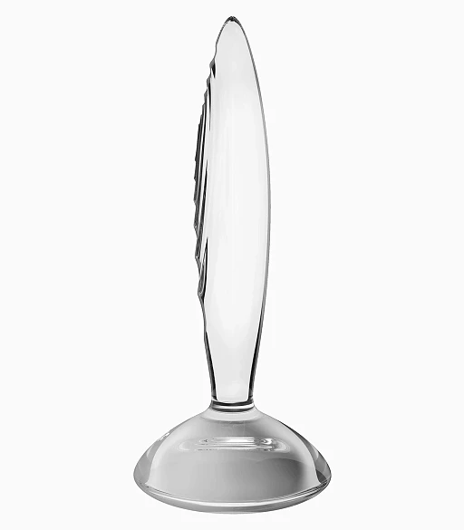 Szklany korek analny Sparkling Crystal – L/XL — zdjęcie 2
