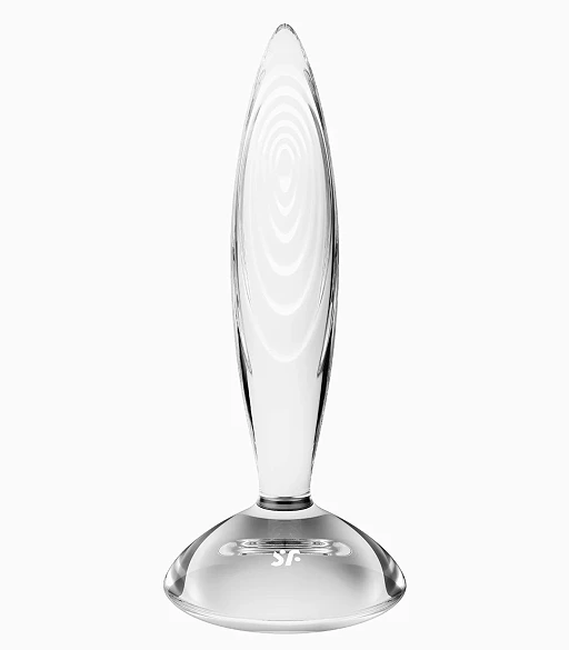 Szklany korek analny Sparkling Crystal – L/XL — zdjęcie 3