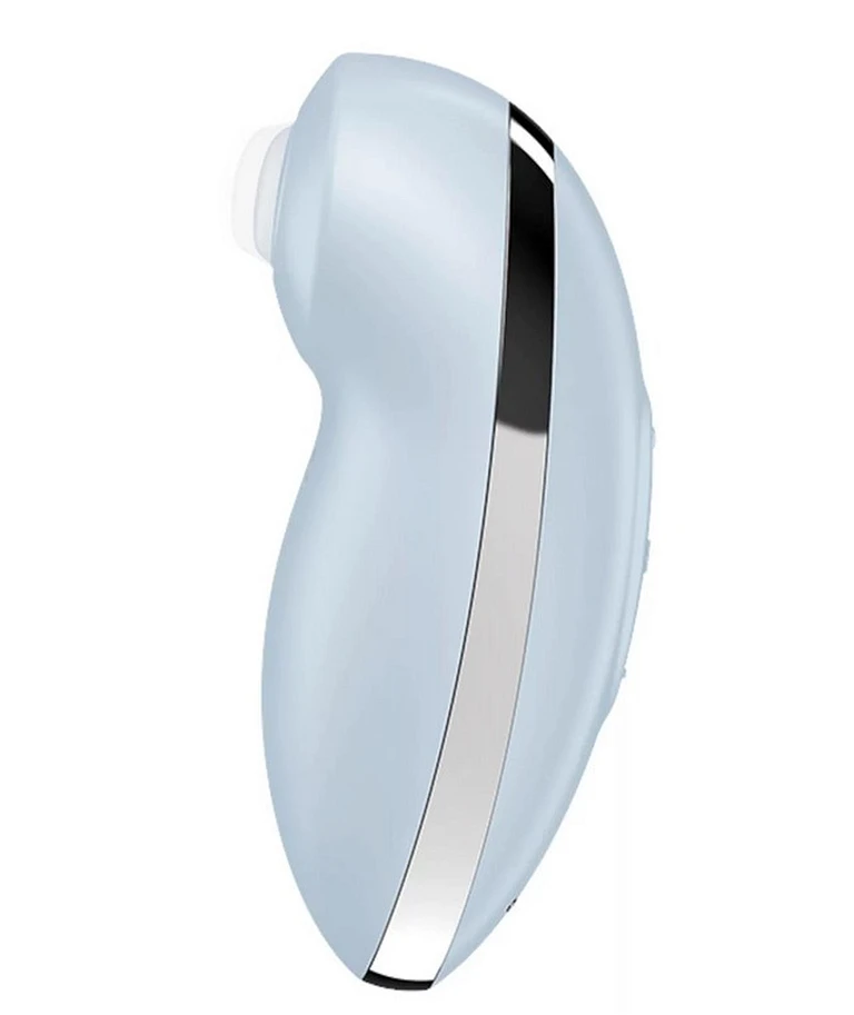 Stymulator Satisfyer Tap & Climax 2 – wibracje i stukanie, niebieski