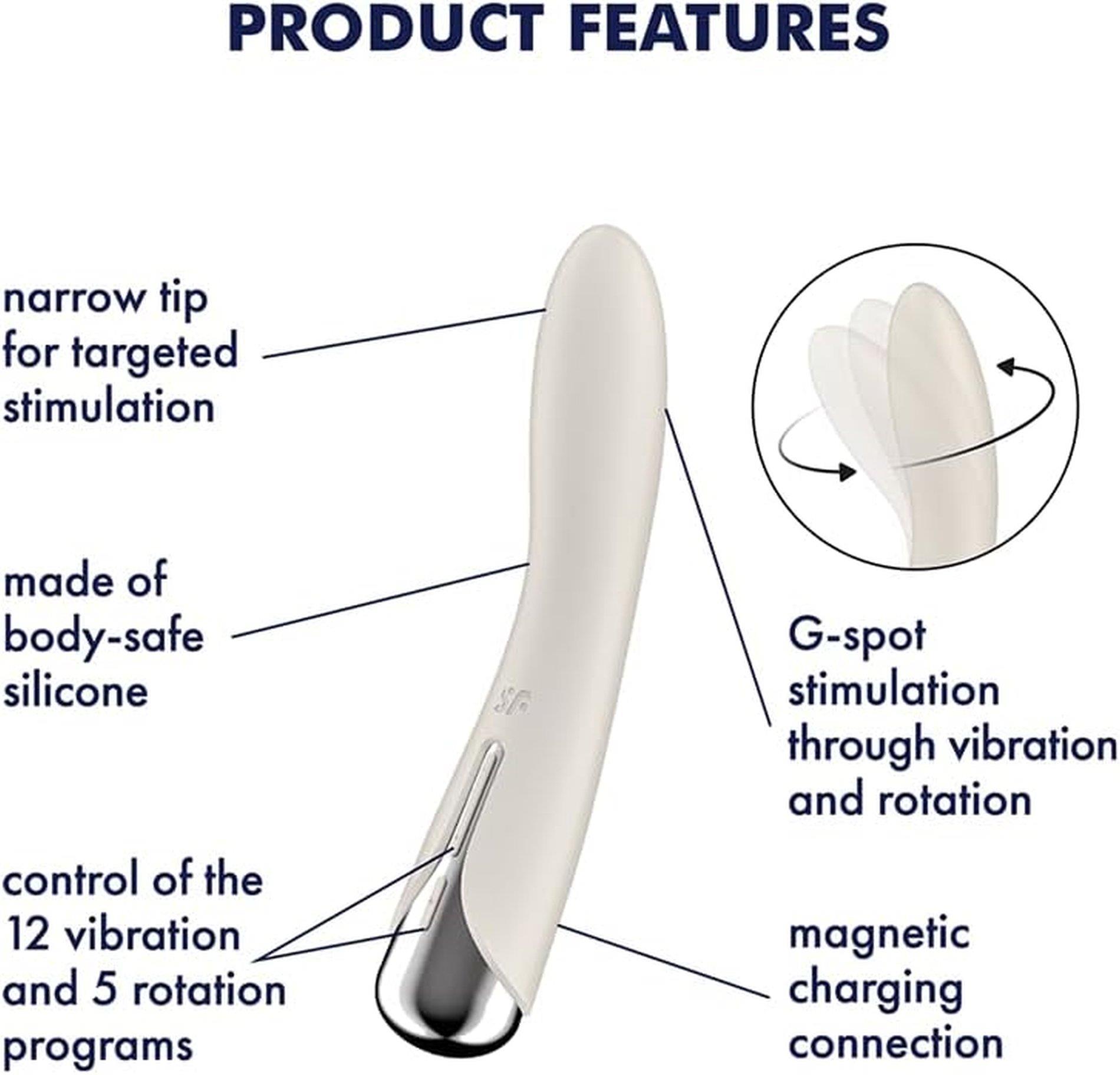 Masażer Satisfyer Spinning Vibe 1 - 12 trybów wibracji — zdjęcie 3