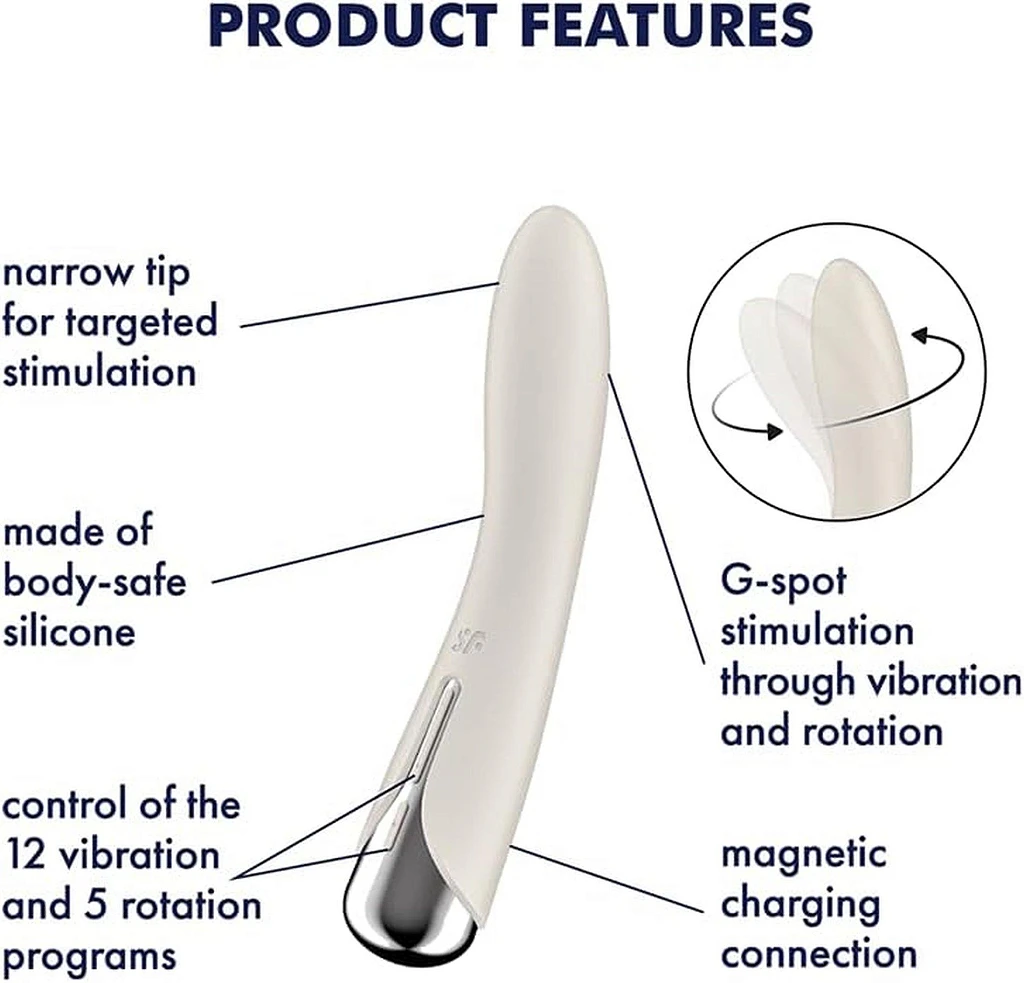 Masażer Satisfyer Spinning Vibe 1 - 12 trybów wibracji — zdjęcie 3
