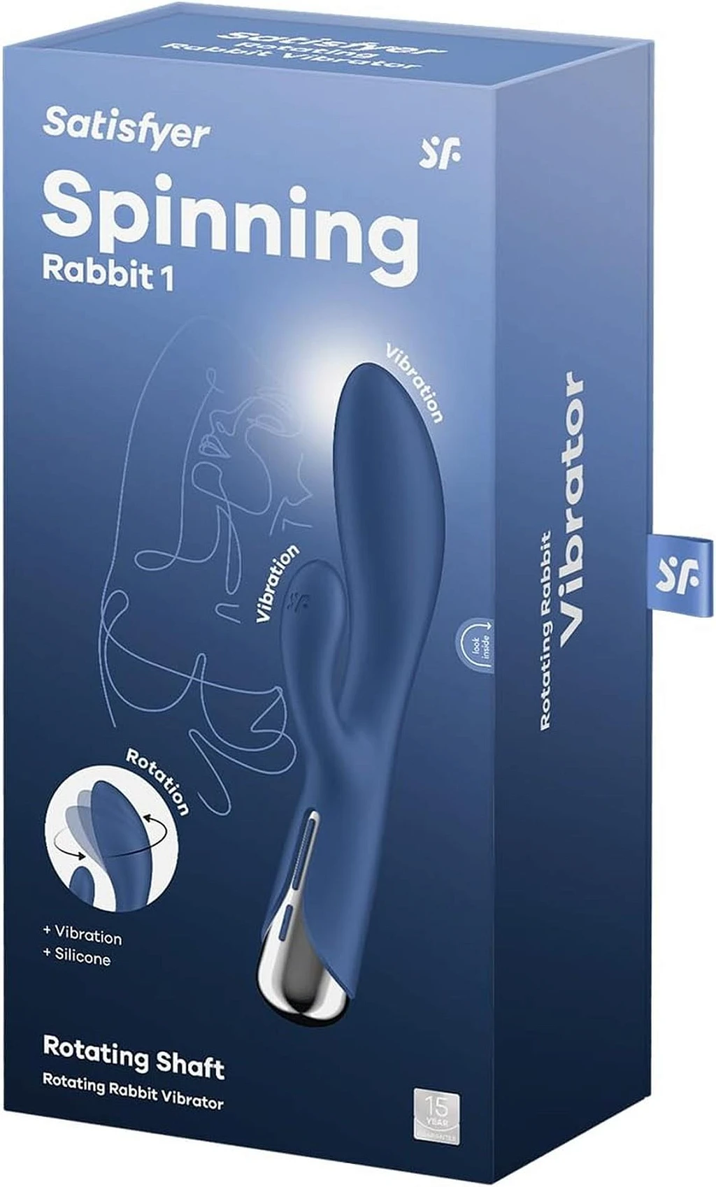 Wibrator królik Spinning Rabbit 1 – obrót + wibracje — zdjęcie 9