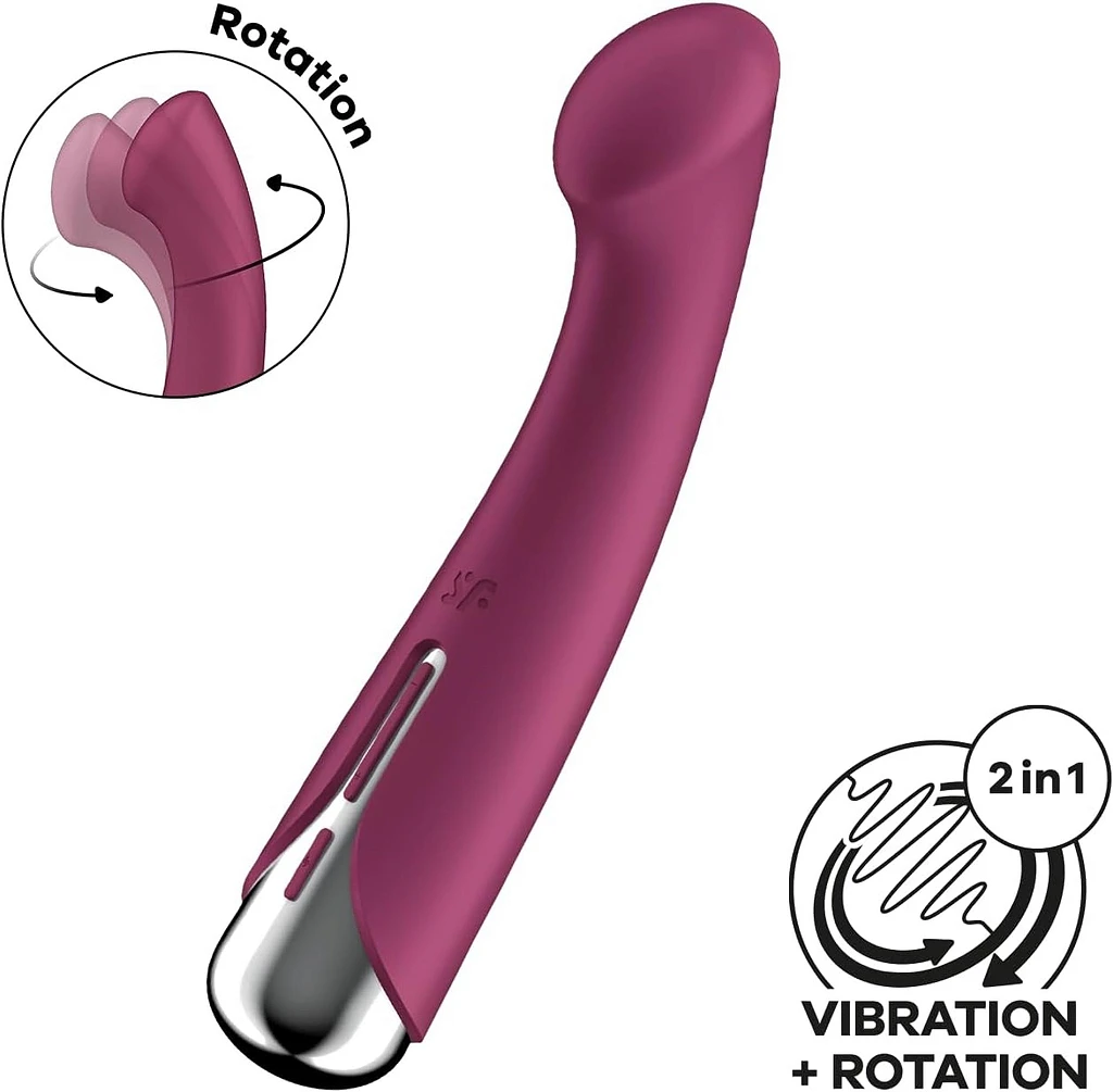 Wibrator Spinning G‑Spot 1 – rotacja i wibracje — zdjęcie 2