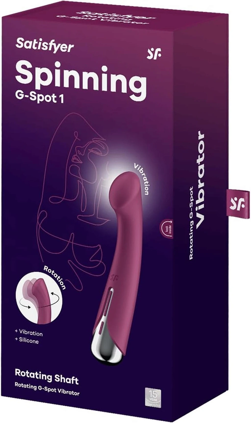 Wibrator Spinning G‑Spot 1 – rotacja i wibracje — zdjęcie 4