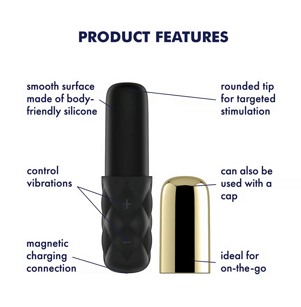 Wibrator mini Satisfyer Sparkling Darling – 15 programów, IPX7 — zdjęcie 5
