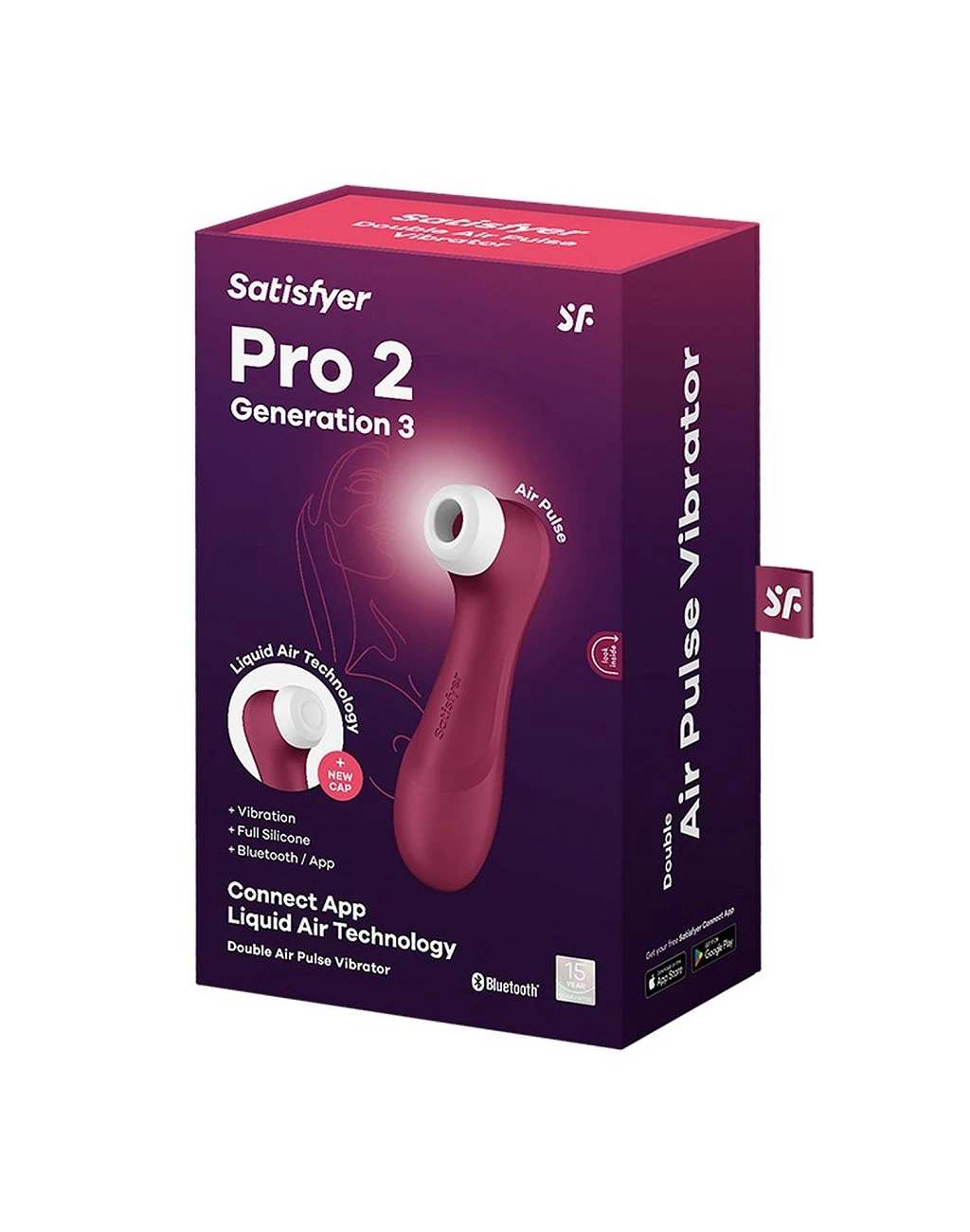 Stymulator łechtaczki Pro 2 Gen 3 – Liquid Air, wibracje, app — zdjęcie 6