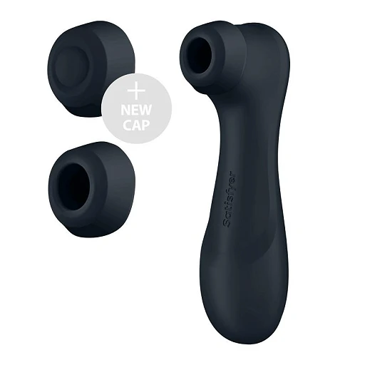 Stymulator łechtaczki Pro 2 Generation 3 – Liquid Air, czarny