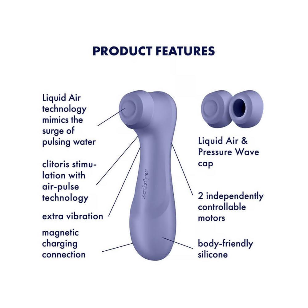 Stymulator łechtaczki Pro 2 Gen 3 – Liquid Air, 12 wibracji — zdjęcie 5
