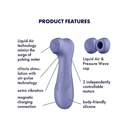 Stymulator łechtaczki Pro 2 Gen 3 – Liquid Air, 12 wibracji — zdjęcie 5