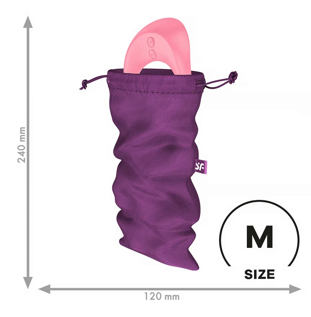 Woreczek na akcesoria Satisfyer Treasure Bag M – fioletowy, 24×12 cm — zdjęcie 2