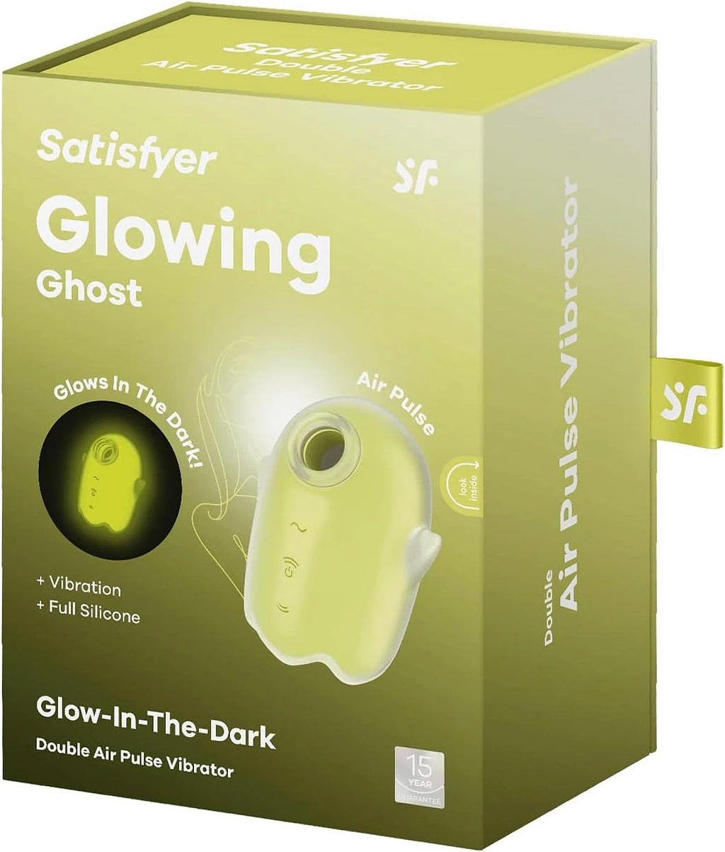 Stymulator łechtaczki Satisfyer Glowing Ghost – Air Pulse i wibracje — zdjęcie 4