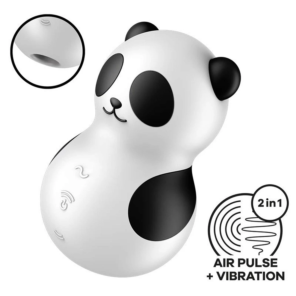 Stymulator łechtaczki Pocket Panda – fale ciśnienia + wibracje — zdjęcie 2