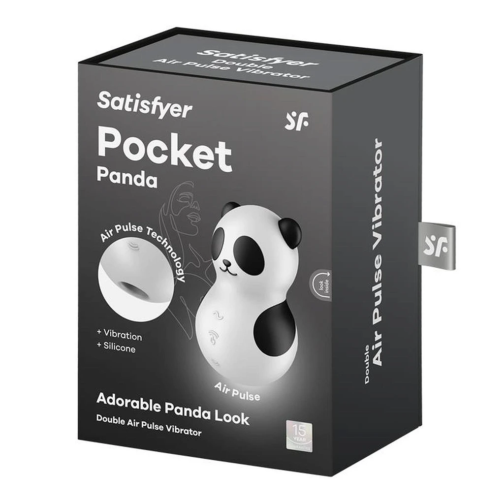 Stymulator łechtaczki Pocket Panda – fale ciśnienia + wibracje — zdjęcie 7