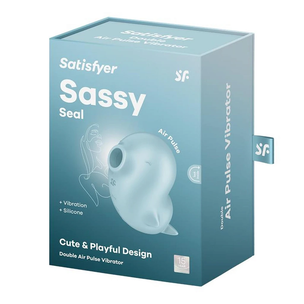 Stymulator łechtaczki Sassy Seal – fale ciśnienia + wibracje — zdjęcie 7