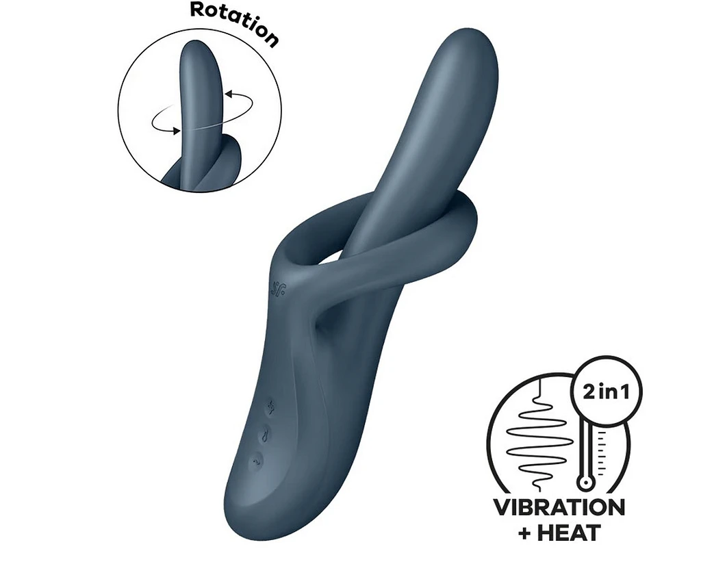 Wibrator króliczek Heat Flex 4 – wibracje, obroty i ogrzewanie — zdjęcie 2