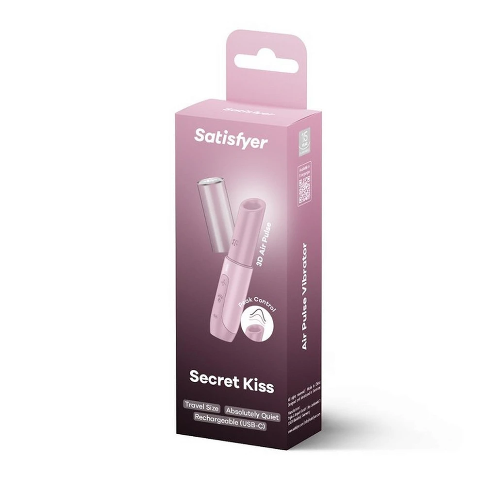 Stymulator łechtaczki Secret Kiss – kompaktowy, bezdotykowy — zdjęcie 2