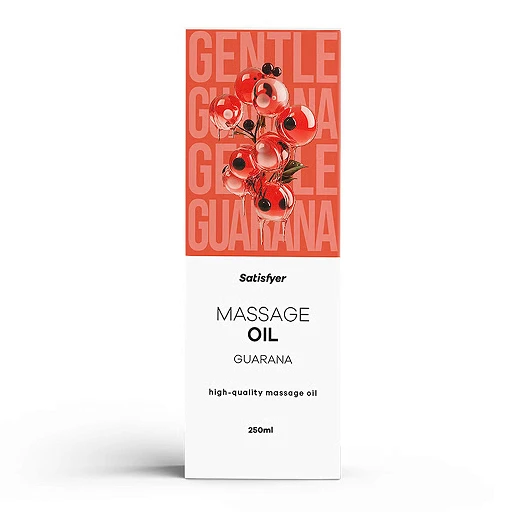 Olejek do masażu Satisfyer Guarana - 250 ml, korzenny zapach