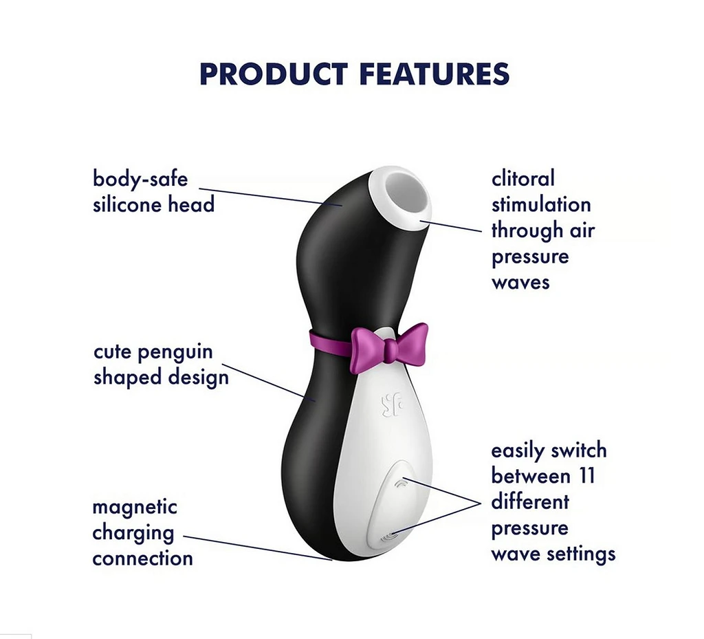 Stymulator łechtaczki Pro Penguin Next Generation – 11 poziomów — zdjęcie 5