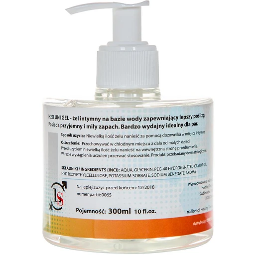 Żel nawilżający H2O Uni Gel - na bazie wody, 300 ml — zdjęcie 2