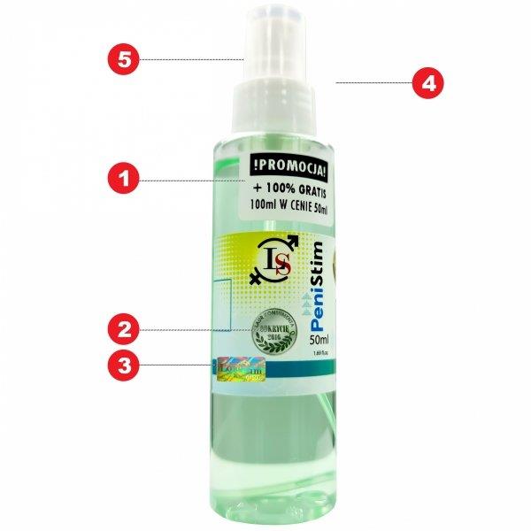 Spray intymny PeniStim - dla mężczyzn, 50 ml — zdjęcie 4