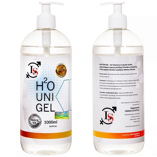 Żel intymny H2O Uni Gel – na bazie wody, 1000 ml — zdjęcie 2