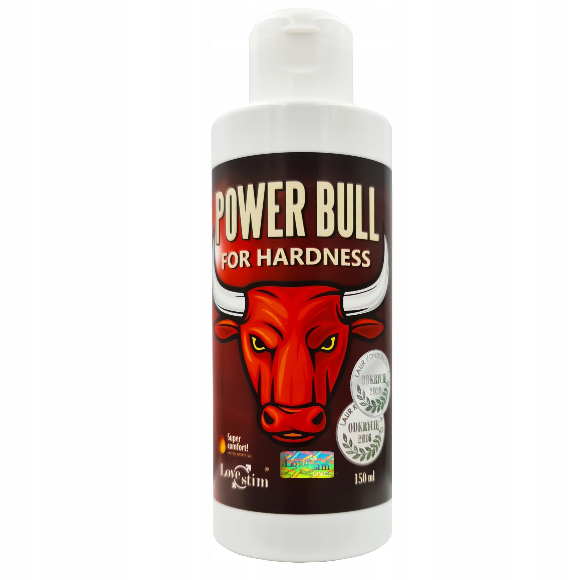Żel na erekcję Power Bull - wyciągi roślinne, 150 ml — zdjęcie 1