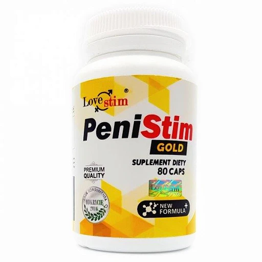 Suplement diety PeniStim Gold – 80 kapsułek, arginina i maca