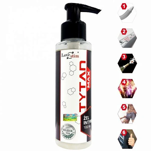 Żel intymny Tytan Max - żeń-szeń i guarana, 100 ml — zdjęcie 3