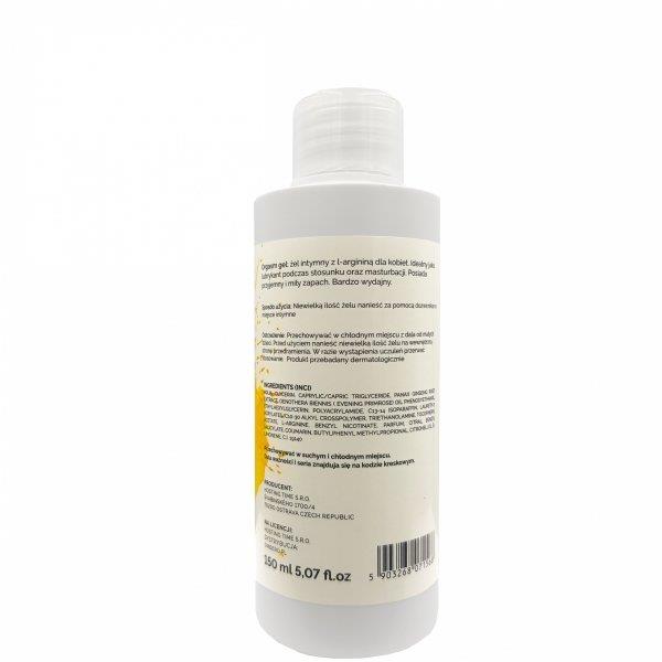 Żel orgazmowy Orgasm Gel - stymulujący dla kobiet, 150 ml — zdjęcie 2