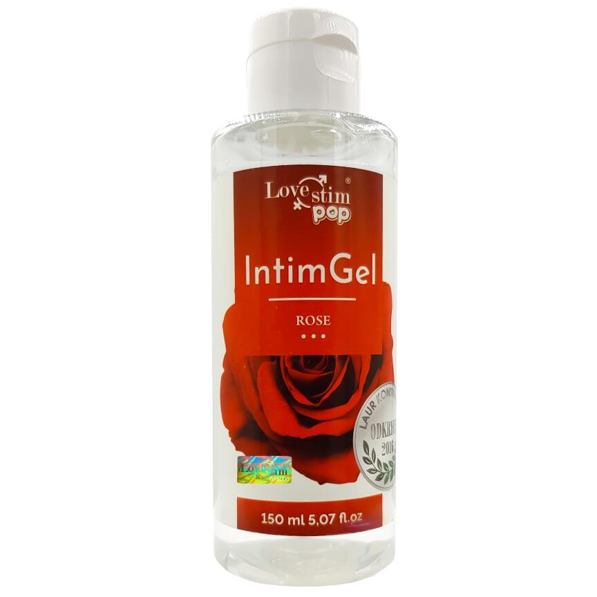 Żel intymny IntimGel Rose - baza wodna, zapach róży, 150 ml — zdjęcie 1